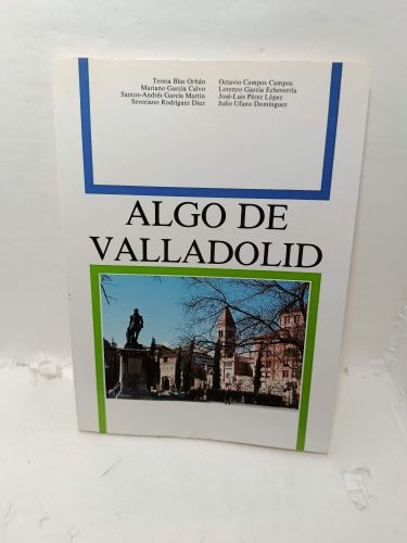 Portada del libro de ALGO DE VALLADOLID