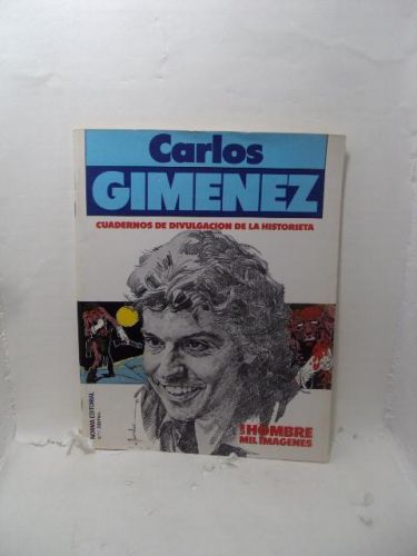 Portada del libro de CARLOS GIMENEZ.CUADERNOS DE DIVULGACION DE LA HISTORIETA