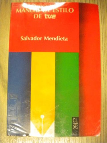Portada del libro de MANUAL DE ESTILO DE TVE