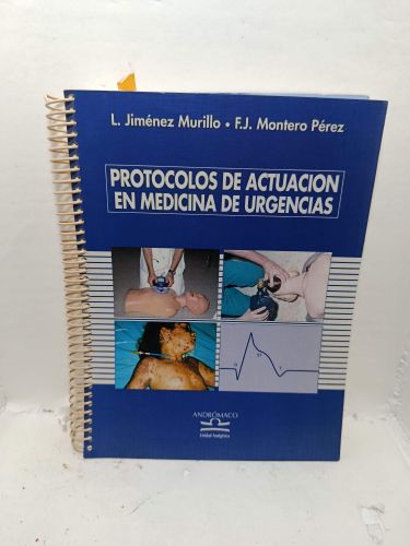 Portada del libro de PROTOCOLOS DE ACTUACIÓN EN MEDICINA DE URGENCIAS