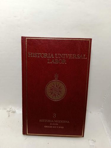 Portada del libro de HISTORIA UNIVERSAL LABOR. Tomo 3. Historia Moderna, Europa (Siglos XVI y XVII)