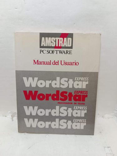 MANUAL DE USUARIO. Wordstar Express, Procesador de texto.