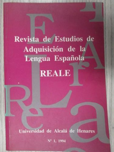 Portada del libro de REVISTA DE ESTUDIOS DE ADQUISICIÓN DE LA LENGUA ESPAÑOLA
