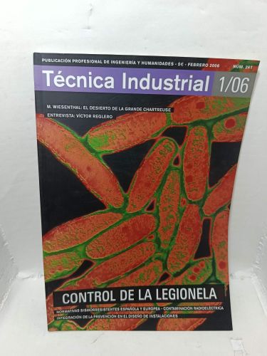 Portada del libro de TÉCNICA INDUSTRIAL. Publicación Profesional de Ingeniería y Humanidades, Número 261, Febrero 2006. Control...