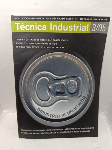 Portada del libro de TÉCNICA INDUSTRIAL. Publicación Profesional de Ingeniería y Humanidades, Número 258, Septiembre 2005,...