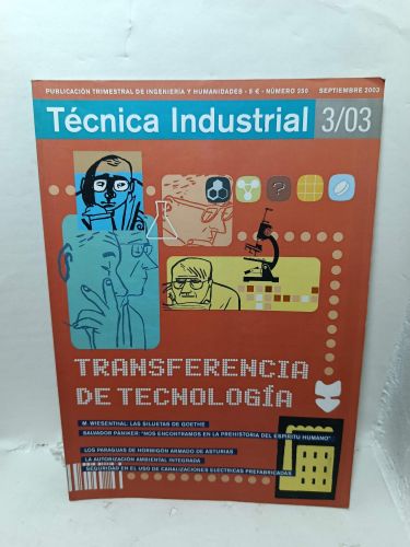 Portada del libro de TÉCNICA INDUSTRIAL. Publicación Profesional de Ingeniería y Humanidades, Número 250, Septiembre 2003....