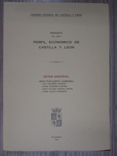 Portada del libro de PERFIL ECONÓMICO DE CASTILLA Y LEÓN. SECTOR INDUSTRIAL