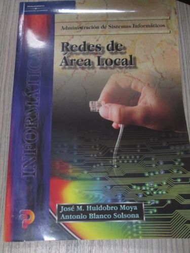 Portada del libro de REDES DE AREA LOCAL. ADMINISTRACIÓN DE SISTEMAS INFORMÁTICOS