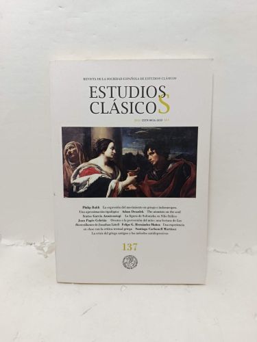 Portada del libro de ESTUDIOS CLÁSICOS. Revista de la Sociedad Española de Estudios Clásicos, 2010, número 137