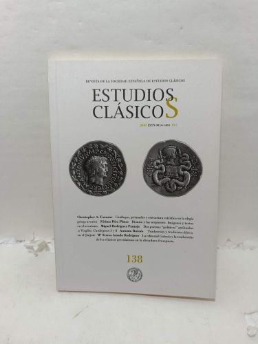 Portada del libro de ESTUDIOS CLÁSICOS. Revista de la Sociedad Española de Estudios Clásicos, 2009, número 138