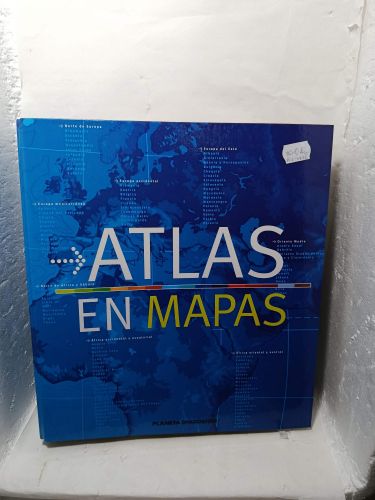 Portada del libro de ATLAS EN MAPAS, de Planeta DeAgostini