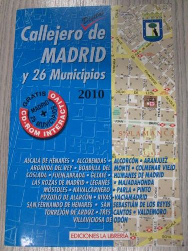 Portada del libro de CALLEJERO DE MADRID Y 26 MUNICIPIOS