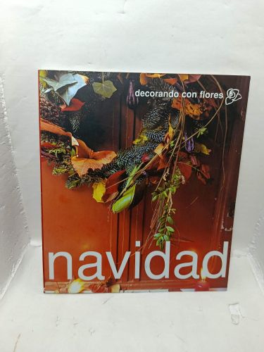 Portada del libro de DECORANDO CON FLORES, NAVIDAD
