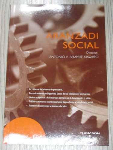Portada del libro de ARANAZADI SOCIAL