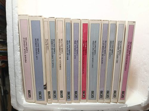 COLECCIÓN de 13 libros de Camilo José Cela