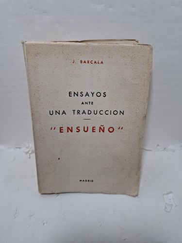 Portada del libro de ENSAYOS ANTE UNA TRADUCCIÓN 