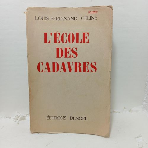 Portada del libro de L´ECOLE DES CADAVRES
