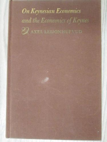 Portada del libro de ON KEYNESIAN ECONOMICS AND THE ECONOMICS OF KEYNES