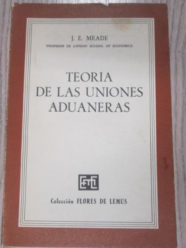 Portada del libro de TEORÍA DE LAS UNIONES ADUANERAS