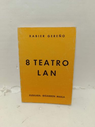 8 TEATRO LAN. Euskara: Bigarren Maila