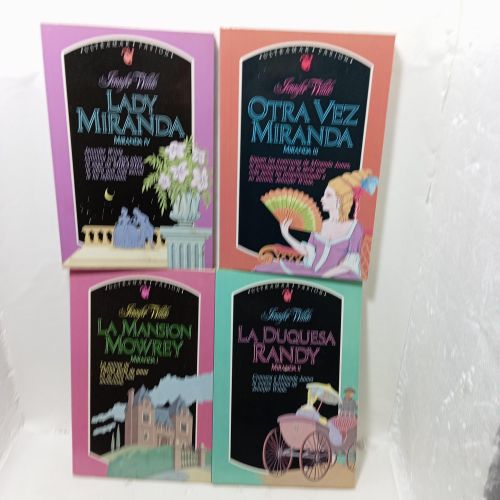 4 tomos MIRANDA: LA MANSION MOWREY, LA DUQUESA RANDY, OTRA VEZ MIRANDA, LADY MIRANDA.