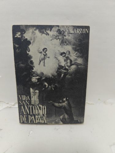 Portada del libro de VIDA DE SAN ANTONIO DE PADUA