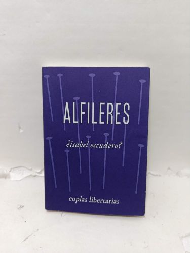 Portada del libro de ALFILERES, Coplas Libertarias