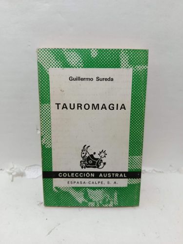 Portada del libro de TAUROMAGIA, de Guillermo Sureda