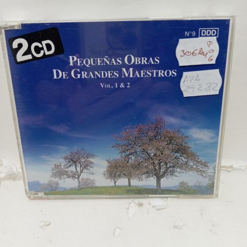 Portada del libro de PEQUEÑAS OBRAS DE GRANDES MAESTROS. Vol. 1 y 2