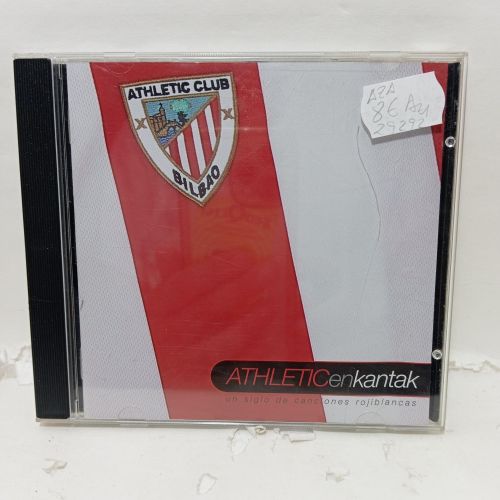 Portada del libro de ATHLETICenkantak. Un siglo de canciones rojiblancas