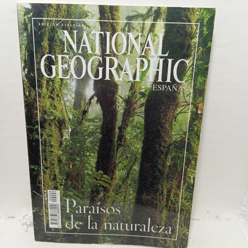 Portada del libro de PARAÍSOS DE LA NATURALEZA. NATIONAL GEOGRAPHIC España. Edición especial