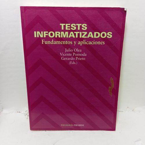 Portada del libro de TESTS INFORMATIZADOS. Fundamentos y aplicaciones