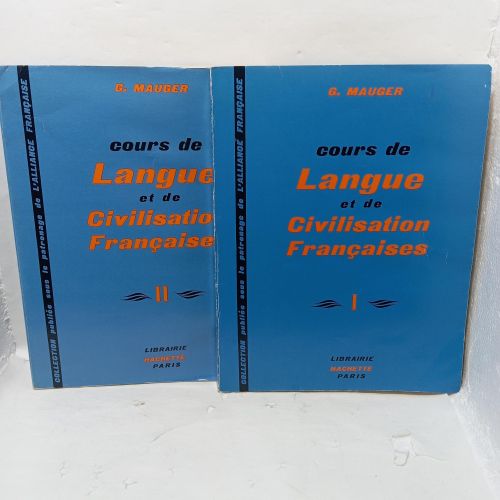 Portada del libro de COURS DE LANGUE ET DE CIVILISATION FRANÇAISES. Tomos I y II.