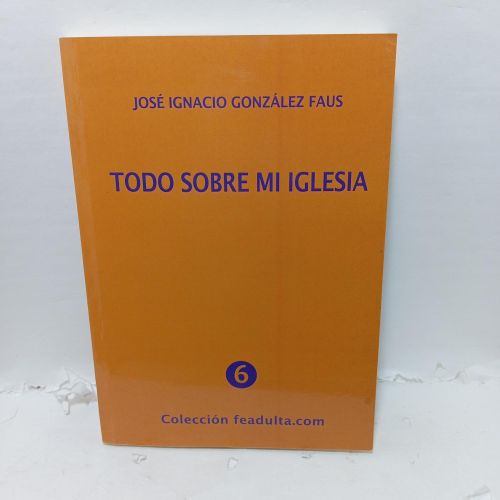 Portada del libro de TODO SOBRE MI IGLESIA