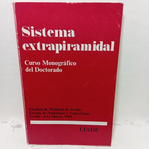 Portada del libro de SISTEMA EXTRAPIRAMIDAL. Curso monográfico del doctorado.