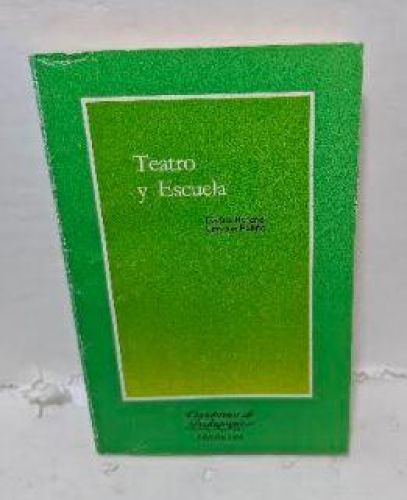 Portada del libro de TEATRO Y ESCUELA