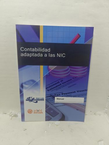 Portada del libro de CONTABILIDAD ADAPTADA A LAS NIC
