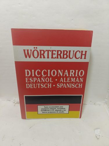 WÖRTERBUCH. DICCIONARIO ESPAÑOL-ALEMÁN, ALEMÁN-ESPAÑOL