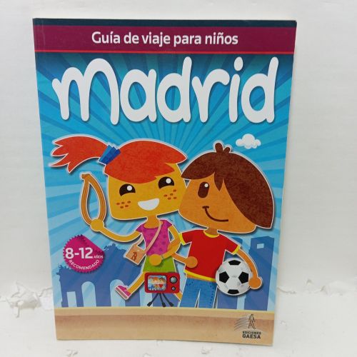 Portada del libro de MADRID. Guía de viajes para niños. 