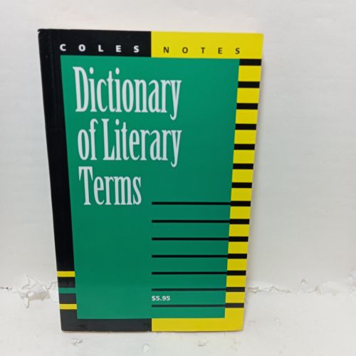 Portada del libro de DICTIONARY OF LITERATY TERMS/Coles Notes