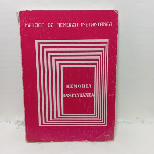 Portada del libro de MEMORIA INSTANTÁNEA. Un sistema de memoria automática