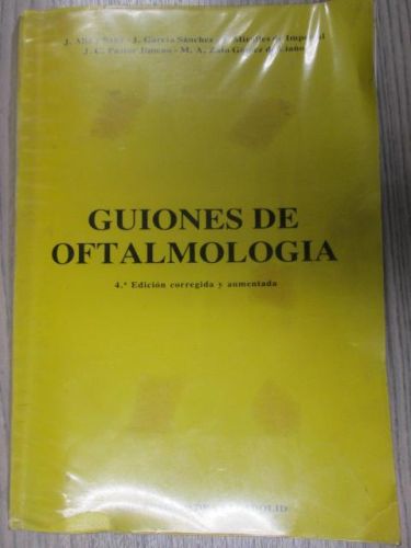 Portada del libro de GUIONES DE OFTALMOLOGIA