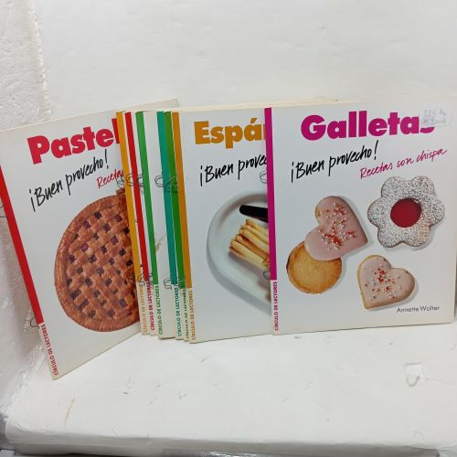 Colección Buen Provecho, Recetas con chispa. Círculo de Lectores 11 cuadernillos.