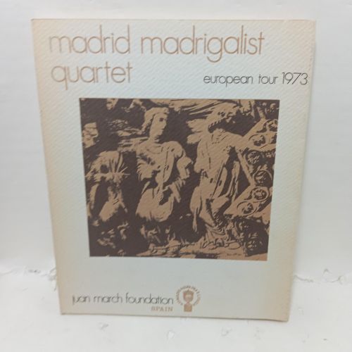 MADRID MADRIGALIST QUARTET. European tour 1973