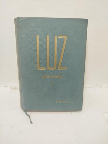 Portada del libro de LUZ. Meditaciones Tomo I