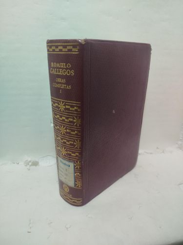 Portada del libro de OBRAS COMPLETAS 1. RÓMULO GALLEGOS