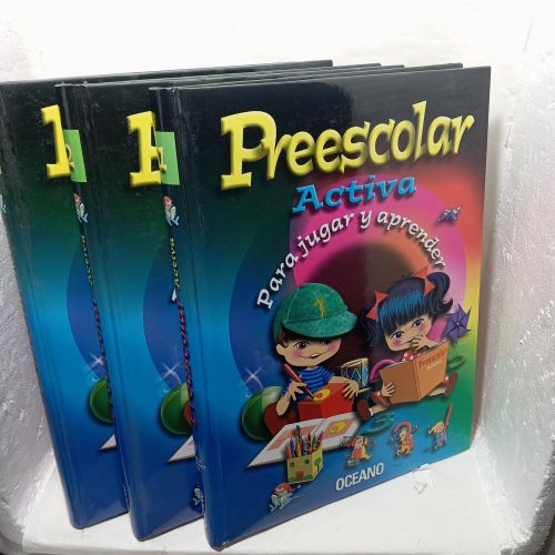 PREESCOLAR ACTIVA. Para jugar y aprender. Tres tomos y dos CD.