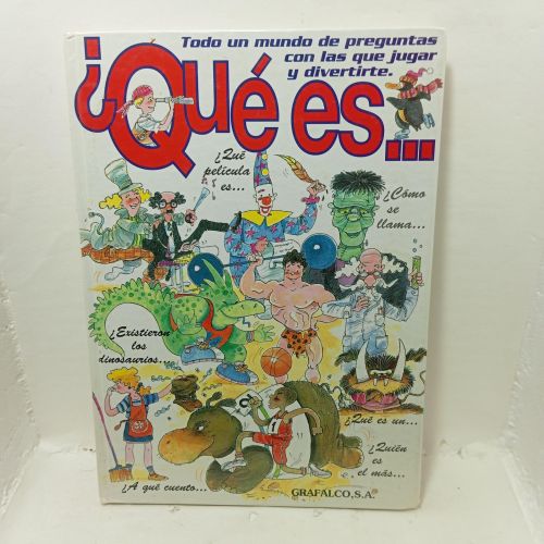 Portada del libro de ¿QUÉ ES... Todo un mundo de preguntas con las que jugar y divertirse.