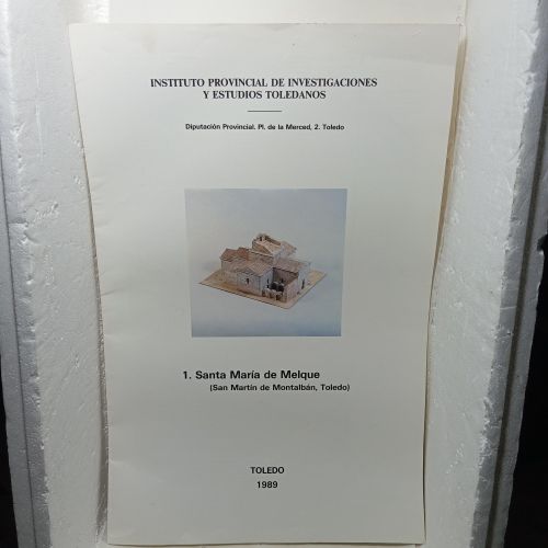 Portada del libro de IGLESIA DE SANTA MARÍA DE MELQUE (recortable) (San Martín de Montalbán, Toledo)