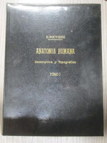Portada del libro de ANATOMÍA HUMANA. DESCRIPTIVA Y TOPOGRÁFICA. TOMO I
